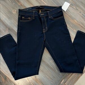 J Brand Women's Dark Blue Skinny Jeans